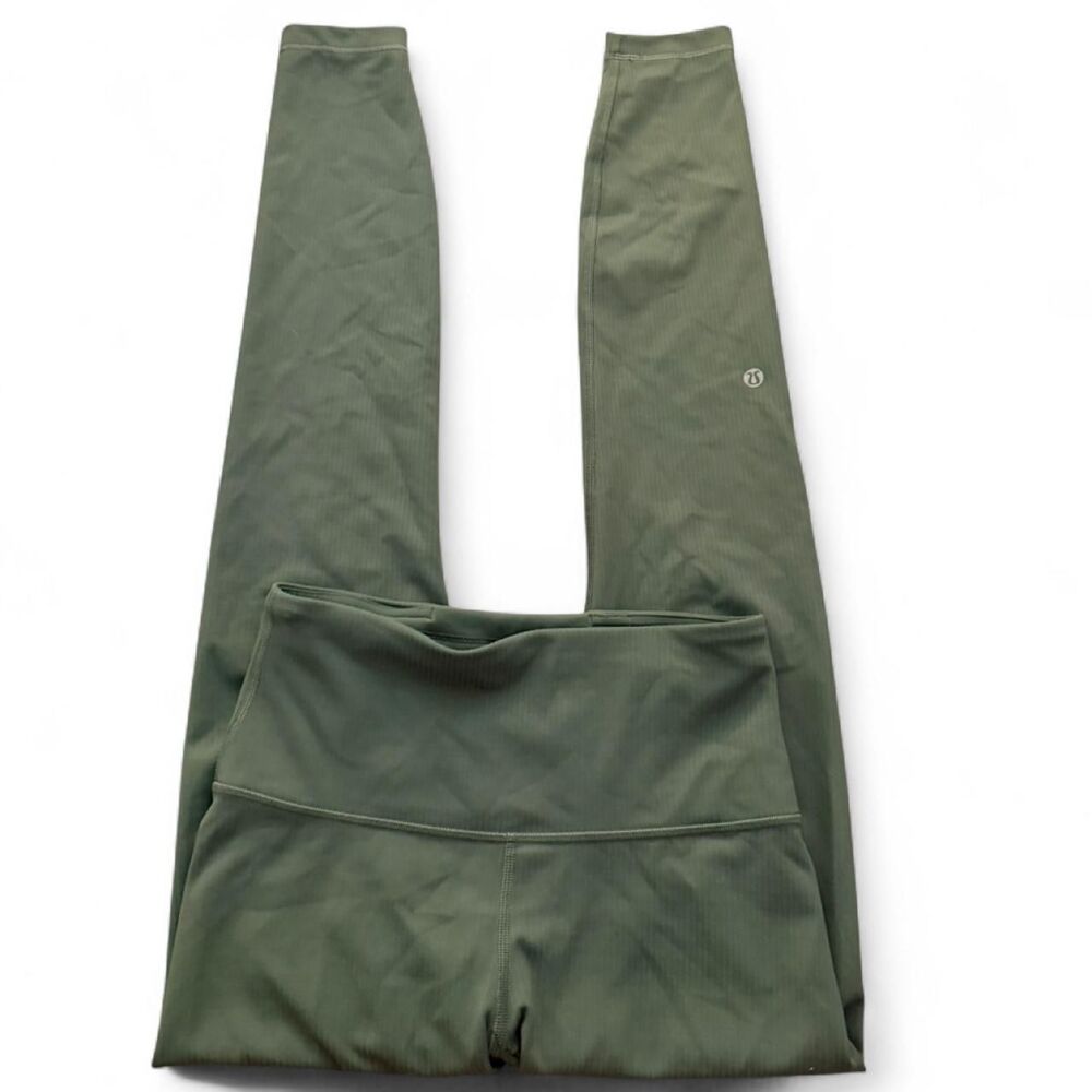 Lululemon Women's Green and Khaki Leggings